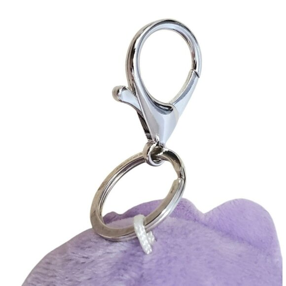 Sanrio Plush Burger Charm Clip Kidrobot Jacket Backpack Zipper Pull Key Maru - Picture 6 of 9